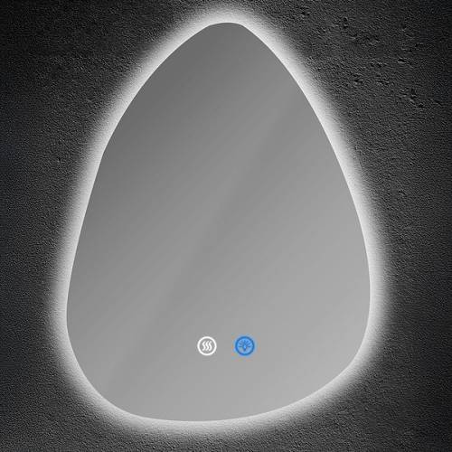 ΚΑΘΡΕΠΤΗΣ ΟΒΑΛ TOUCH LED DIMMABLE ANTIFOG 13W 1280Lm 3CCT (3000-4000-6000K) 500X700mm ARTE ILLUMINA TEARA