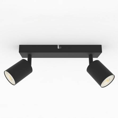 ΣΠΟΤ ΟΡΟΦΗΣ ΔΙΠΛΟ GU10 Max5w Φ200x60x105mm S1962 ΜΑΥΡΟ ARTE ILLUMINA BRAVA