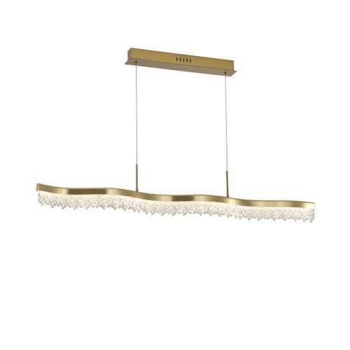 ΦΩΤΙΣΤΙΚΟ ΚΡΕΜΑΣΤΟ ΓΡΑΜΜΙΚΟ 24W 1440Lm 3000K 120X7XH150 ΧΡΥΣΟ ARTE ILLUMINA GLORY