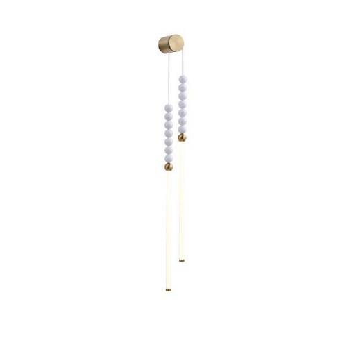 ΦΩΤΙΣΤΙΚΟ ΚΡΕΜΑΣΤΟ LED 15W 900Lm 3000K 950X800mm ΛΕΥΚΟ-ΧΡΥΣΟ ARTE ILLUMINA PEARLETTE