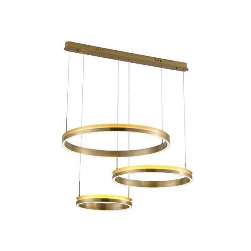 ΦΩΤΙΣΤΙΚΟ ΚΡΕΜΑΣΤΟ ΟΒΑΛ LED 135W 8100Lm 3000K Φ1060X1500mm ΧΡΥΣΟ ARTE ILLUMINA SERENITY