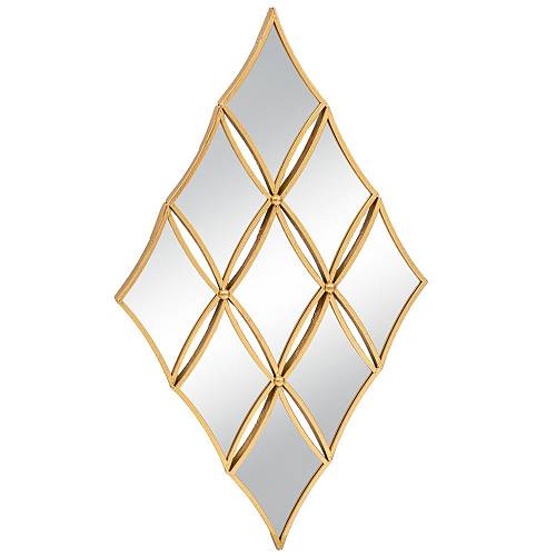 ΧΡΥΣΟΣ ΜΕΤΑΛΛΙΚΟΣ ΚΑΘΡΕΦΤΗΣ ΜΕ ΡΟΜΒΟΥΣ 56Χ2Χ96ΕΚ