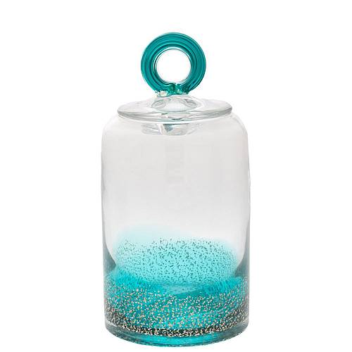 ΓΥΑΛΙΝΟ ΔΙΑΦΑΝΟ-ΤΥΡΚΟΥΑΖ ΒΑΖΟ ΜΕ ΚΑΠΑΚΙ Φ12Χ22.5ΕΚ