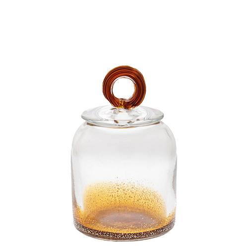 ΓΥΑΛΙΝΟ ΔΙΑΦΑΝΟ-ΚΑΦΕ ΒΑΖΟ ΜΕ ΚΑΠΑΚΙ Φ12Χ18.5ΕΚ