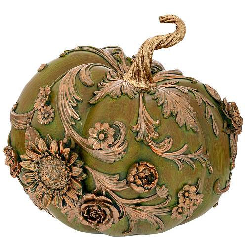 ΠΡΑΣΙΝΗ ΑΝΑΓΛΥΦΗ ΠΟΛΥΡΕΖΙΝ ΚΟΛΟΚΥΘΑ 27.5Χ27.5Χ25ΕΚ HALLOWEEN