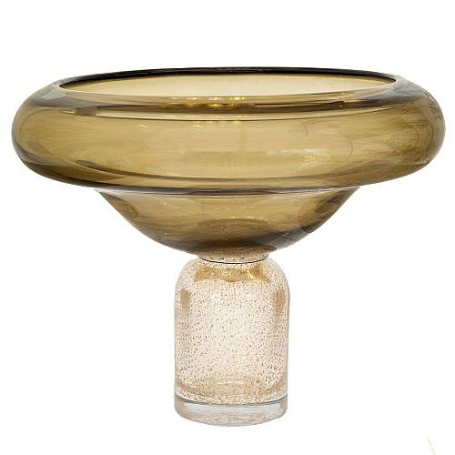 ΧΑΚΙ ΓΥΑΛΙΝΟ ΒΑΖΟ ΜΕ ΜΕΛΙ ΒΑΣΗ Φ37Χ28ΕΚ