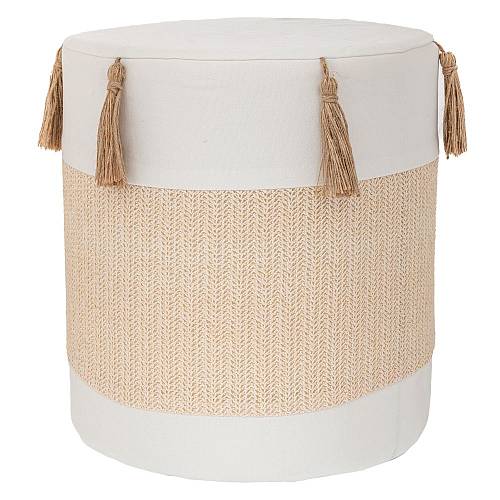 ΣΚΑΜΠΟ ΥΦΑΣΜΑΤΙΝΟ ΛΕΥΚΟ ΚΡΕΜ ΜΕ ΦΟΥΝΤΑΚΙΑ Φ34Χ37ΕΚ