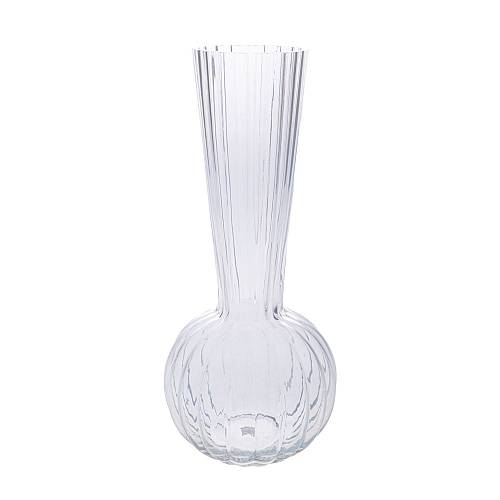 ΔΙΑΦΑΝΟ ΓΥΑΛΙΝΟ ΒΑΖΟ ΜΕ ΨΗΛΟ ΛΑΙΜΟ Φ12Χ25ΕΚ