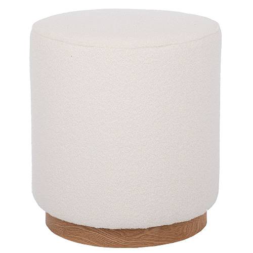 ΣΚΑΜΠΟ ΜΕ ΚΡΕΜ ΜΠΟΥΚΛΕ ΥΦΑΣΜΑ AND ΚΑΦΕ ΞΥΛΙΝΗ ΒΑΣΗ 41Χ41Χ44ΕΚ ΣΤΡΟΓΓΥΛΟ