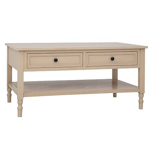 ΞΥΛΙΝΟ ΤΡΑΠΕΖΑΚΙ ΣΑΛΟΝΙΟΥ ΣΕ ΜΠΕΖ ΧΡΩΜΑ ΜΕ 2 ΣΥΡΤΑΡΙΑ 100Χ60Χ50ΕΚ