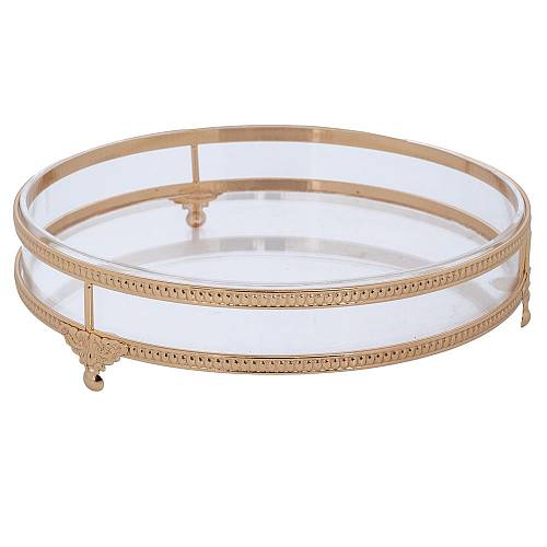 ΧΡΥΣΟΣ ΣΤΡΟΓΓΥΛΟΣ ΔΙΣΚΟΣ Φ26Χ6ΕΚ ΜΕ PLEXIGLASS