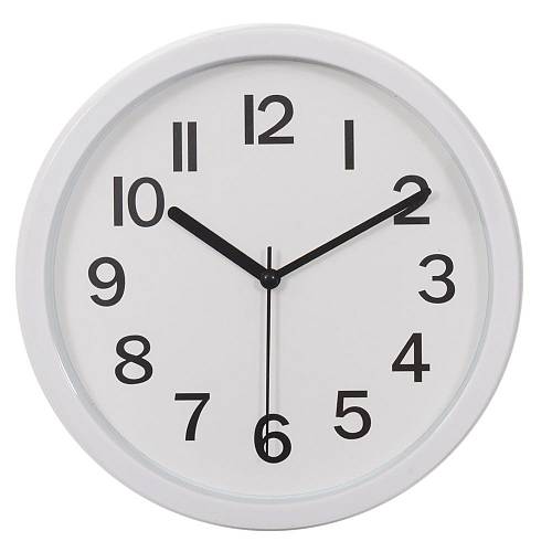 ΛΕΥΚΟ ΣΤΡΟΓΓΥΛΟ ΠΛΑΣΤΙΚΟ ΡΟΛΟΙ ΤΟΙΧΟΥ Φ22ΕΚ