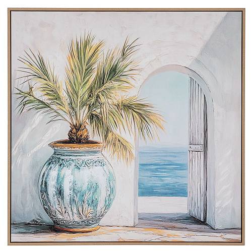 PLANT ΠΙΝΑΚΑΣ ΣΕ ΤΥΠΩΜΕΝΟ ΚΑΜΒΑ ΜΕ ΚΟΡΝΙΖΑ 80Χ80ΕΚ