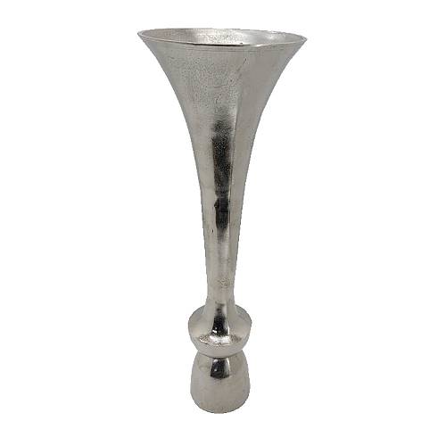 LUXOR ΒΑΖΟ 26x26x79cm ΑΛΟΥΜΙΝΙΟ SILVER NICKEL