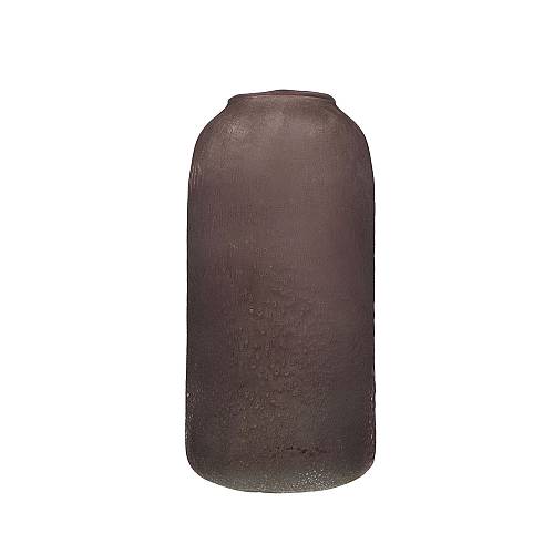 BERRY ΒΑΖΟ 12x12x25cm ΓΥΑΛΙ ΚΟΚΚΙΝΟ