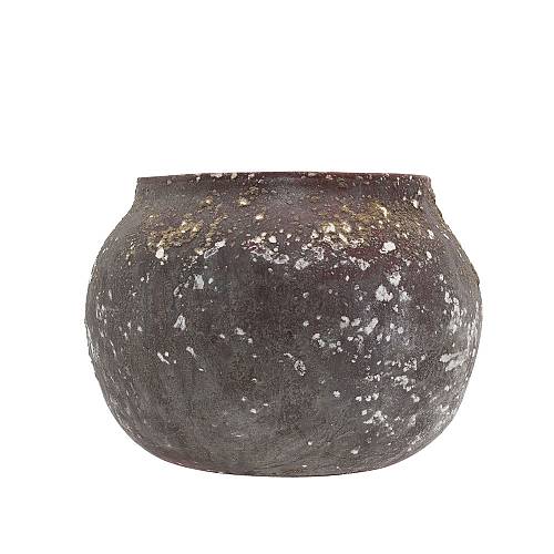 BERRY ΒΑΣΗ ΡΕΣΩ 23x23x16cm ΓΥΑΛΙ ROTTENRUST