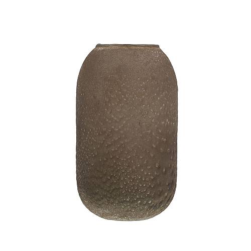 MELI ΒΑΖΟ 11x11x19cm ΓΥΑΛΙ MUD