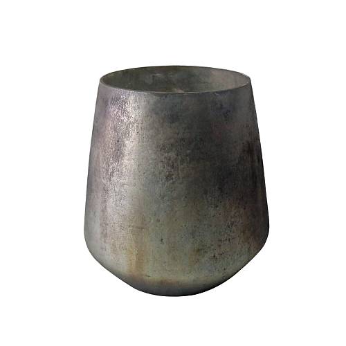 EMEL ΒΑΣΗ ΡΕΣΩ 15x15x16cm ΓΥΑΛΙ ΓΚΡΙ