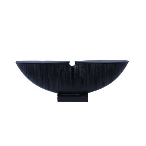 MORIRI ΔΙΑΚΟΣΜΗΤΙΚΟ TOTEM 35x6x12cm POLYRESIN ΜΑΥΡΟ