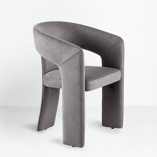 COCO ΚΑΡΕΚΛΑ ΠΟΛΥΘΡΟΝΑ ΓΚΡΙ ΣΚΟΥΡΟ 60x56x81cm