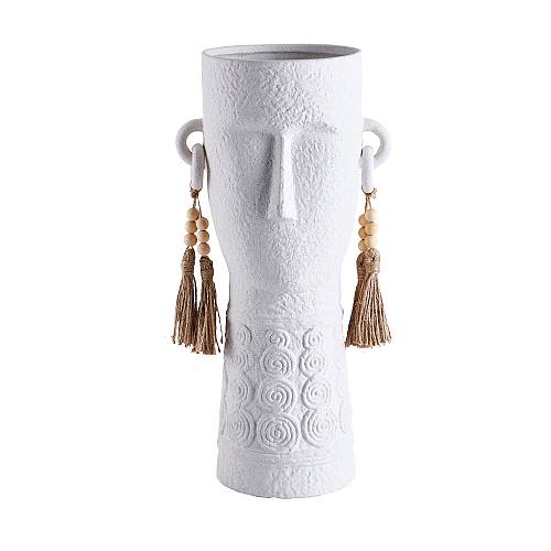 ERIS ΒΑΖΟ 25x19x50cm ΚΕΡΑΜΙΚΟ ΛΕΥΚΟ