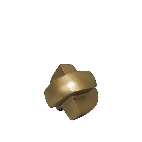 BRONTIE ΔΙΑΚΟΣΜΗΤΙΚΟ ΚΟΜΠΟΣ 13x13x13cm ΑΛΟΥΜΙΝΙΟ ΧΡΥΣΟ