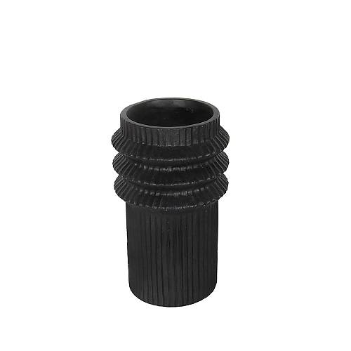 HELIX ΒΑΖΟ 25.5x25.5x42.5cm MgO ΜΑΥΡΟ