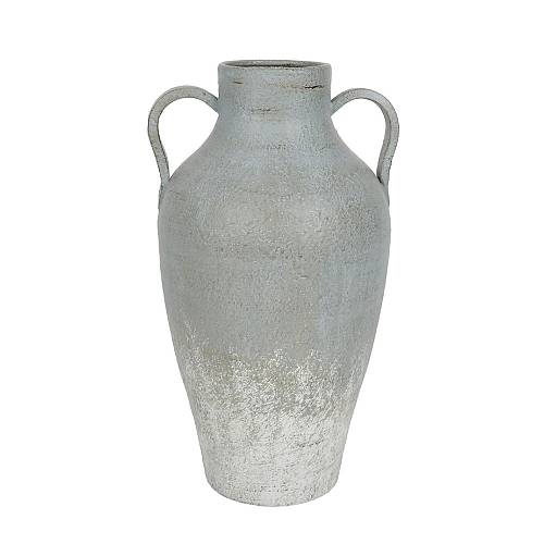 AMFORE ΒΑΖΟ 25x23x50cm ΜΕΤΑΛΛΟ ΓΚΡΙ ΜΠΛΕ