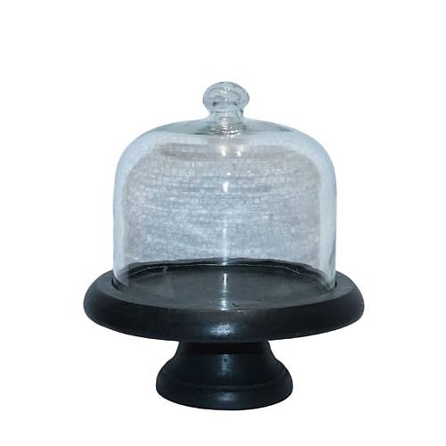 BELLORA ΚΟΥΠ 20x20x27.5cm ΓΥΑΛΙ ΚΑΦΕ ΞΥΛΟ