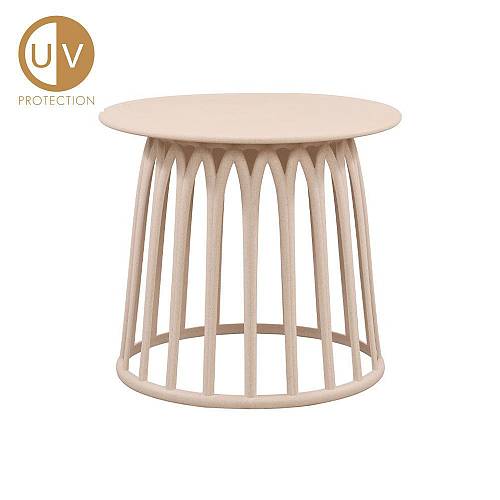 BASKET SIDE TABLE TERRAZZO 49.5x49.5x44cm