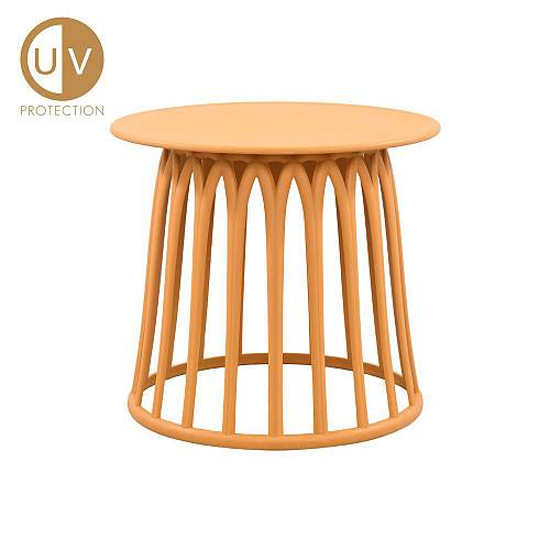 BASKET SIDE TABLE ΜΟΥΣΤΑΡΔΙ 49.5x49.5x44cm
