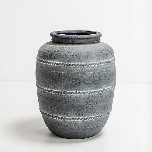 VESUVIUS ΓΛΑΣΤΡΑ 35x35x46cm MgO ΓΚΡΙ