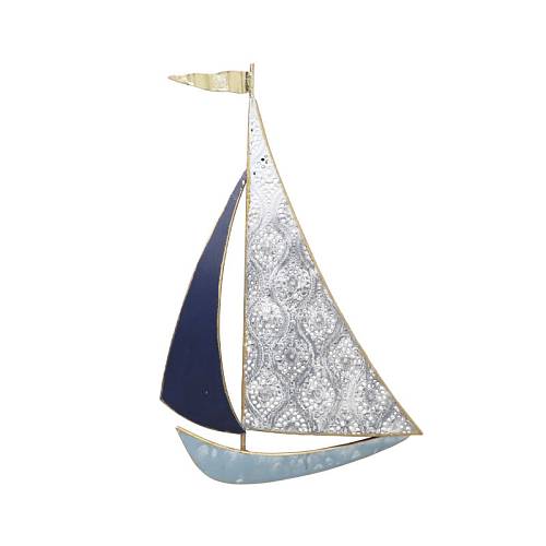 ΜΕΤΑΛΛΙΚΟ ΔΙΑΚΟΣΜΗΤΙΚΟ ΤΟΙΧΟΥ ΚΑΡΑΒΙ - 21.6x34.9x2.5cm 8/ΚΙΒ