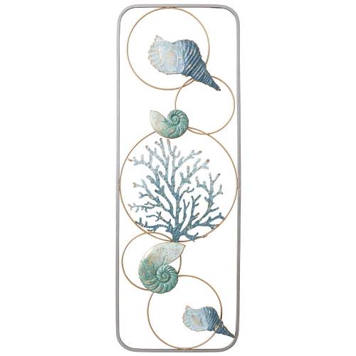 ΜΕΤΑΛΛΙΚΟ ΔΙΑΚΟΣΜΗΤΙΚΟ ΤΟΙΧΟΥ ΜΕ ΚΟΧΥΛΙΑ - 31.1x89.5x3.8cm 4/ΚΙΒ