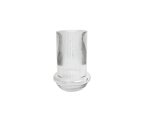 Βάζο γυαλ. διάφανο Φ15Η23cm