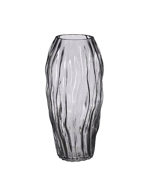 Βάζο γυαλ.Feline γκρι 16Χ32