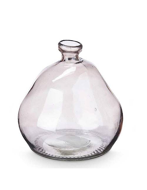 Βάζο γυάλ.γκρι στενό στόμιο Φ17Η18cm