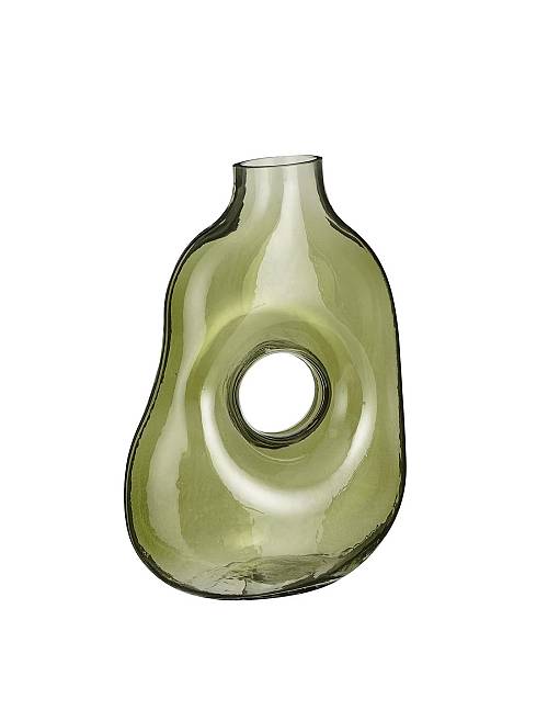 Βάζο γυαλ.λαδί JAY 18,35Χ25