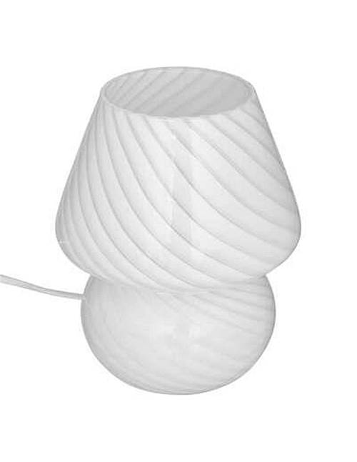 Φωτιστικό επιτρ.γυάλ.λευκό Η18cm