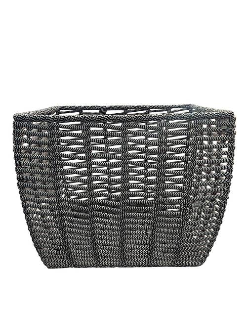 Καλάθι κασπώ βαμβ.2χρωμο μαύρο 48Χ38Χ36