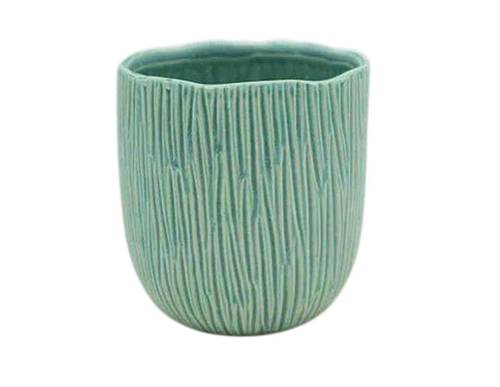 Κασπώ κεραμ. Πράσινο αν.Φ11Η11cm