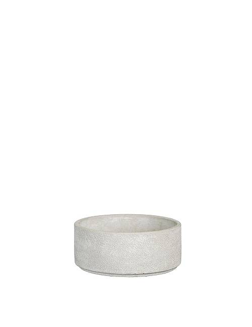 Κασπώ κεραμικό γκρι Φ18ΧH7,5cm