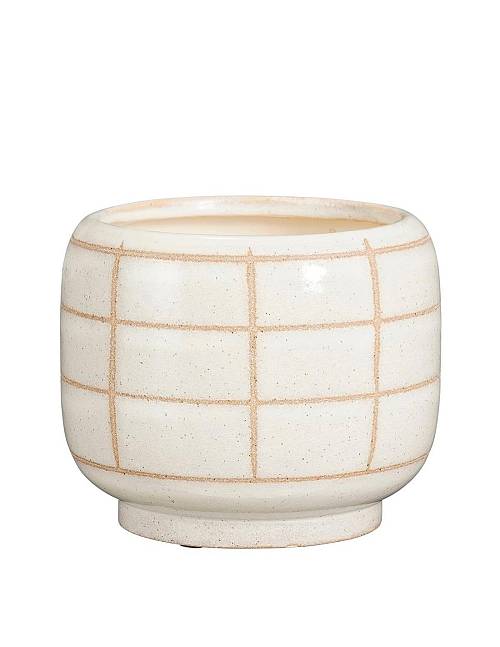 Κασπω κεραμικό κρεμ  καρώ 13,5x11,5cm