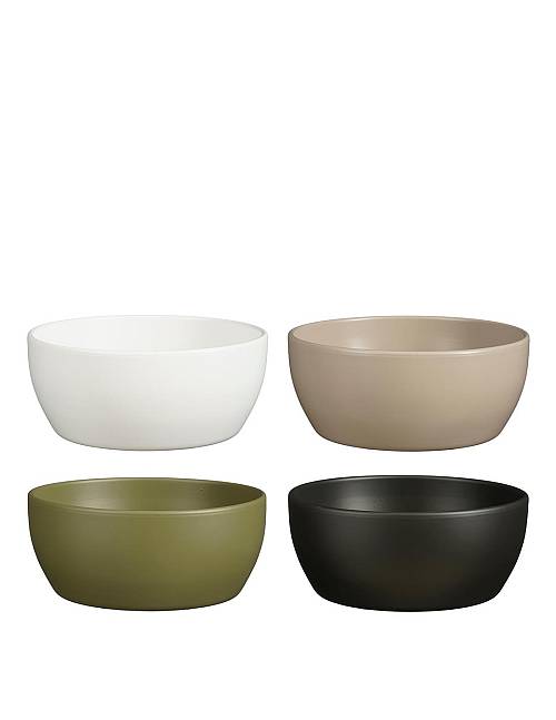 Κασπώ /μπωλ κεραμ. 4χρώματα Φ22,5Η9,5cm