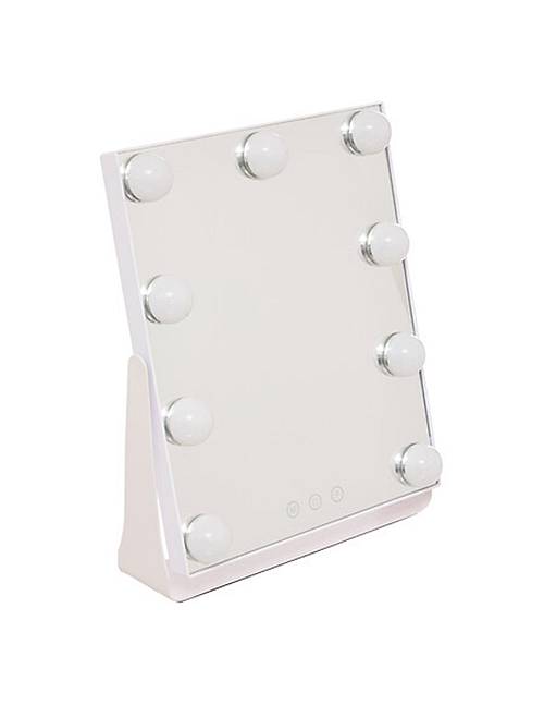 Καθρέφτης με λάμπες LED 27x32cm