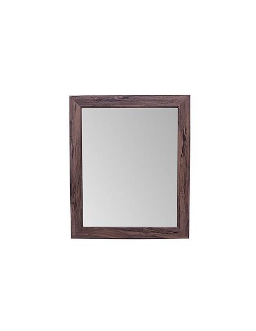 Καθρεπτης ξύλινος καφέ σκούρο 99x69cm