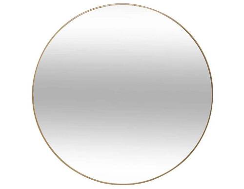 Καθρεπτης στρογγ.μεταλ.χρυσός Φ38