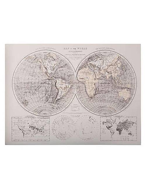 Πίνακας καμβάς WORLD 58,2X78