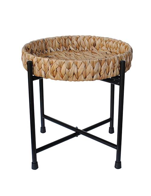 Τραπέζι υδρου/νθου μεταλ.πόδια Φ38Χ7 / 38εκ. Ύψος