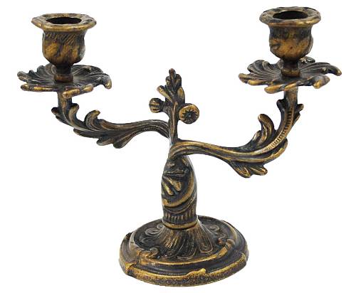 Κηροπήγιο Δίκερο Μπρούτζινο 585BR